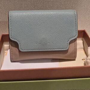 Marni Light Blue and Beige Women's Card Holder